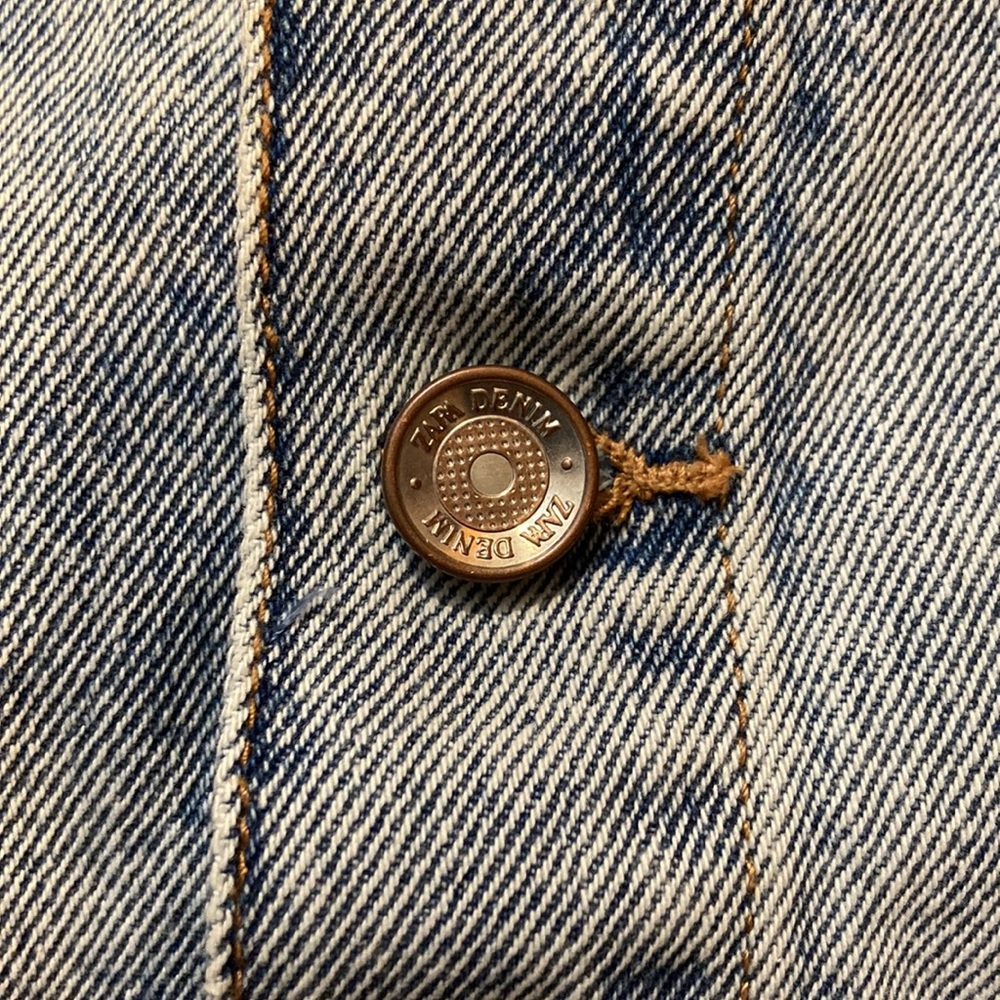 Zara Button Jean Skirt - Picture 6 of 6